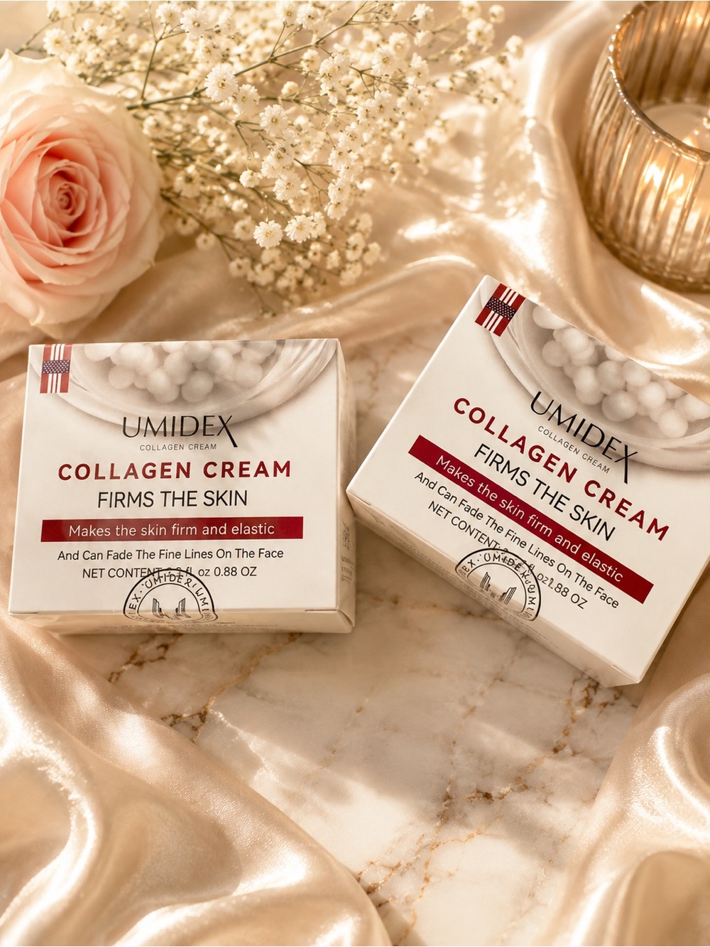 Pink Collagen Cream - Firms the Skin